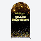Aperturee - Aperturee Glitter Gold Class Reunion Anniversary Arch Backdrop